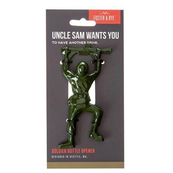 GI Joe hits the bottle - zinc alloy soldier bottle opener – NWT - 2 available - Picture 1 of 10